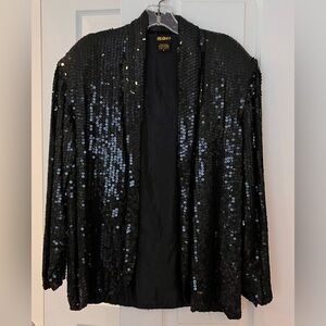 Sequin Black Jacket